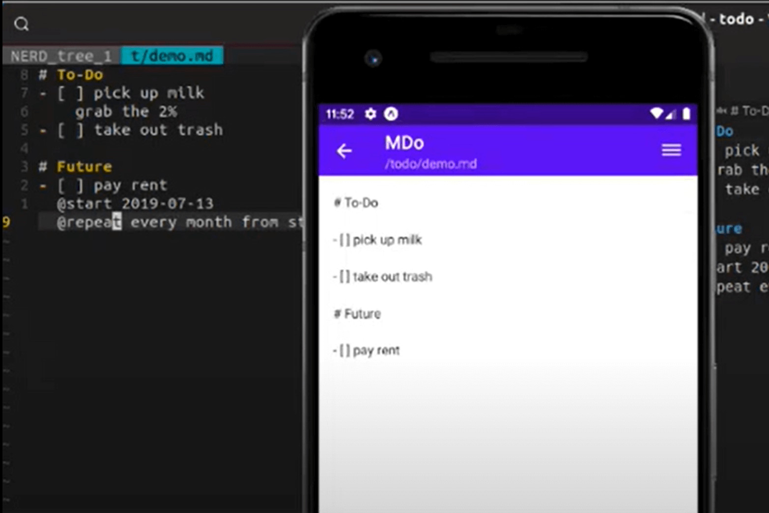 MDo project screenshot